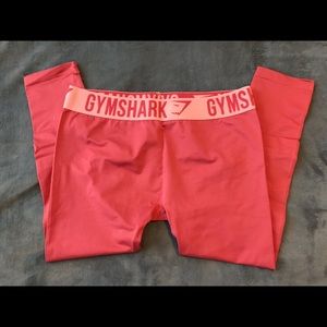 GymShark - Orange Fit Cropped Leggings